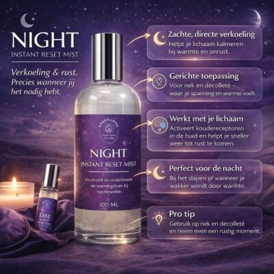 Night instant cooling mist voordelen