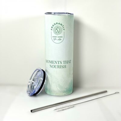 Voorkant Pure Ease Fragrantly RVS tumbler