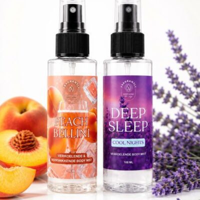 Peach Bellini & Deep Sleep verkoelden bodymists