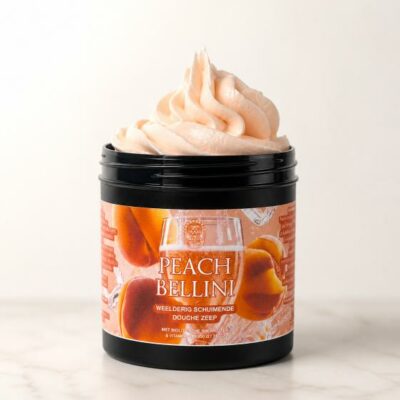 Peach Bellini whipped soap souffle