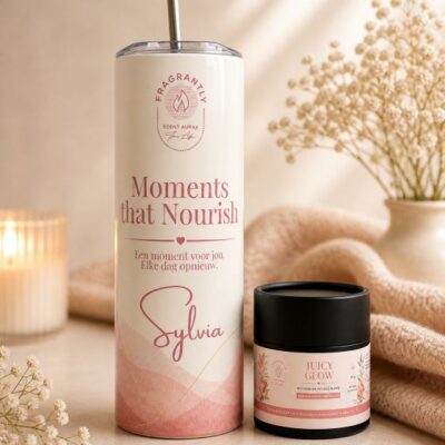 Sylvia RVS thermosbeker met theemix