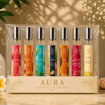 Aura collectie parfum in verpakking