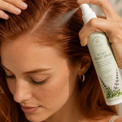 Vettige hoofdhuid opgelost met de Fragrantly Reset Spray